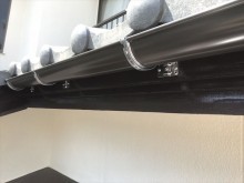 施工後の雨樋と鼻隠し