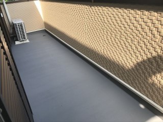 ベランダ防水工事の施工後