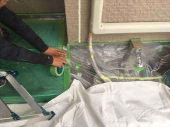 床面の養生
