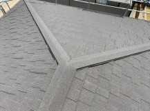 セネターを施工した屋根