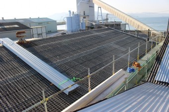 落下防止の捨てネット