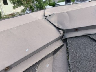 棟板金割れ