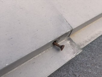 棟板金釘抜け