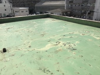 ウレタン防水の屋上