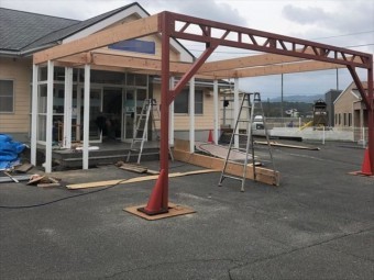 建築物の骨組み
