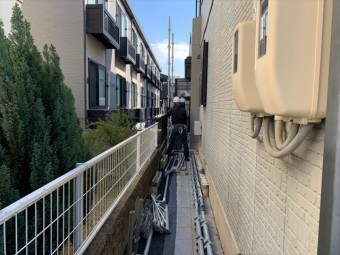 足場の組み立て
