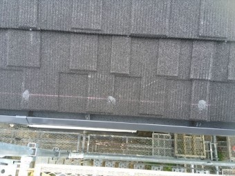 軒先の屋根材セネター