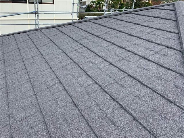 セネターを施工した屋根