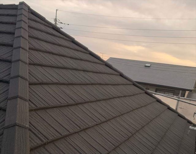 コロナで葺き替え後の屋根
