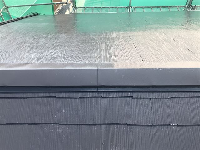 塗装後のカラーベスト屋根