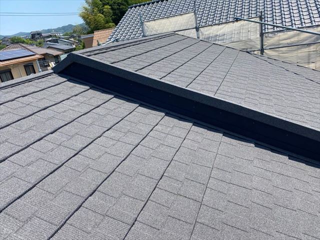 セネターを施工後の屋根
