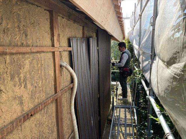 周南市でトタン外壁の張り替え工事｜外壁張り替え工事の手順・流れ