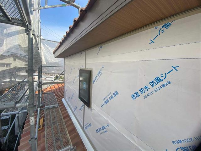 ルーフィング（防水紙）の施工