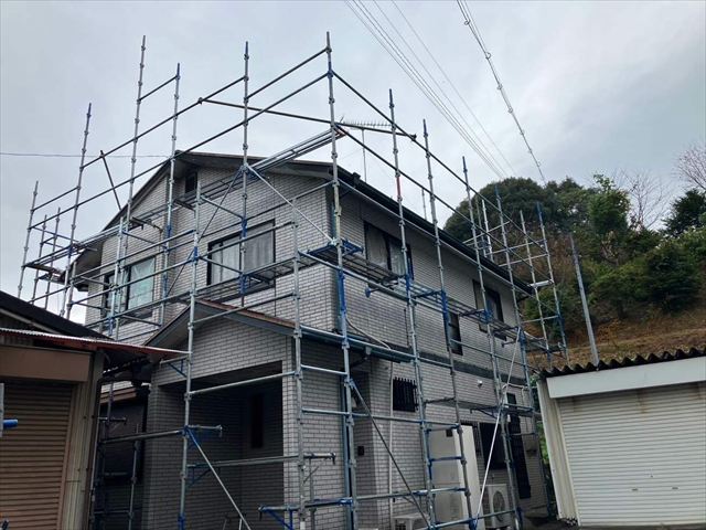 足場の設置