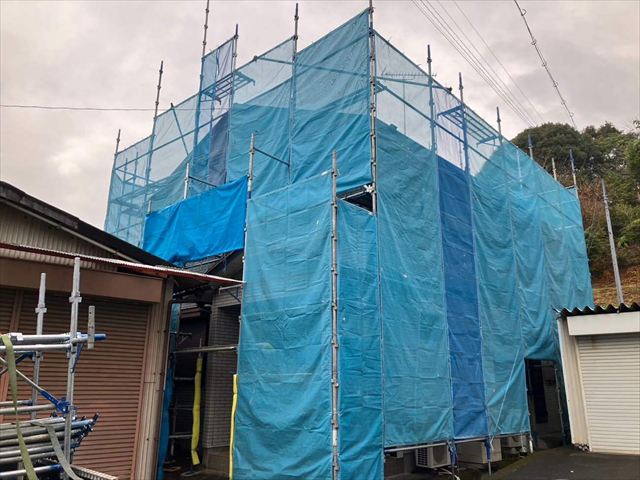 足場の設置