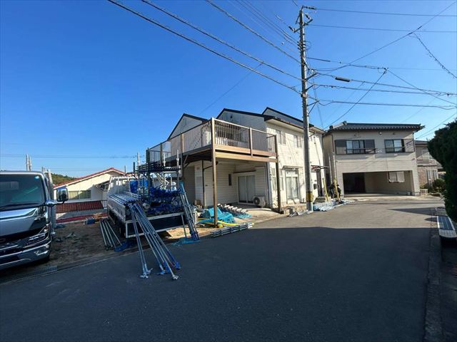 足場の設置