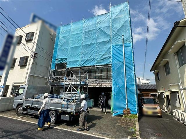 足場の設置