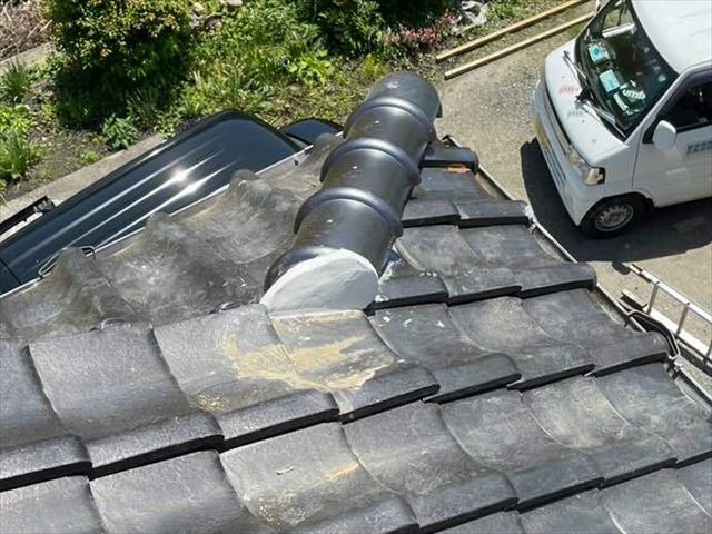 隅棟の取り直しの施工後