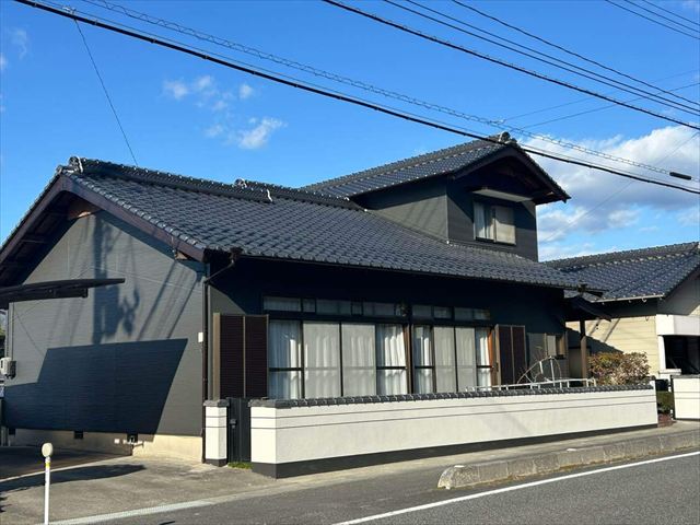 外壁塗装を施工後の外観