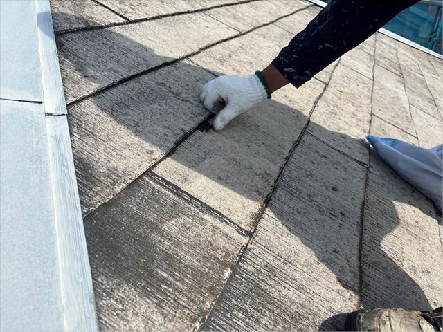 タスペーサーによる縁切り作業