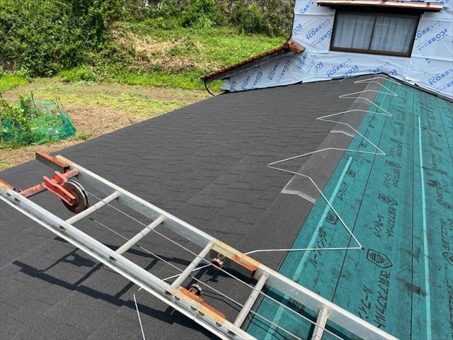 屋根材セネターの施工