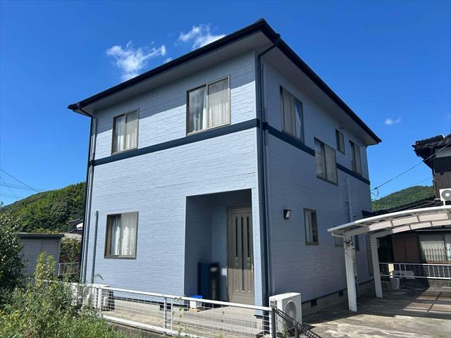 外壁塗装後の外観