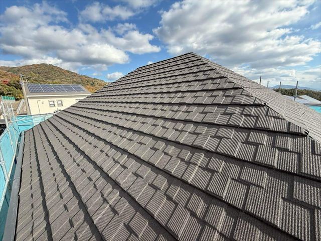 金属屋根材セネターの施工