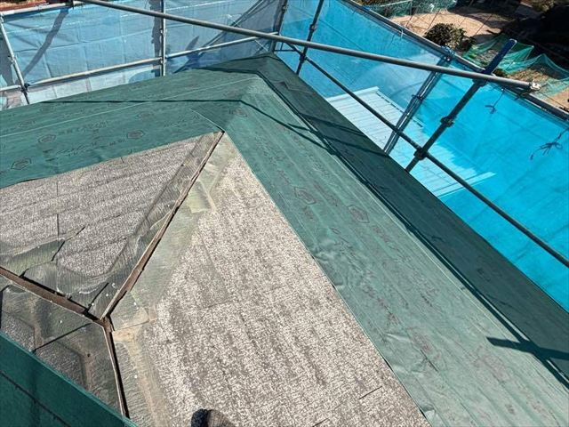 ルーフィング敷設