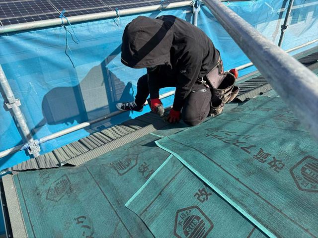 屋根材コロナの施工