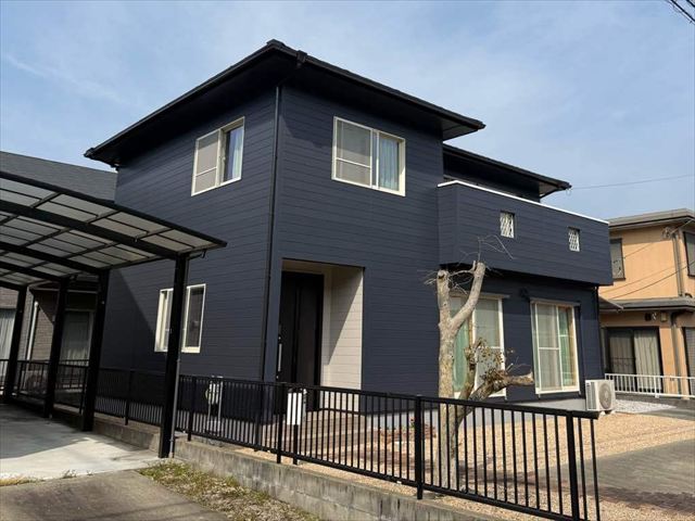 外壁塗装後の外観