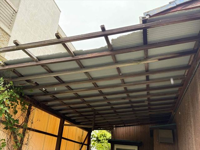 破損した波板