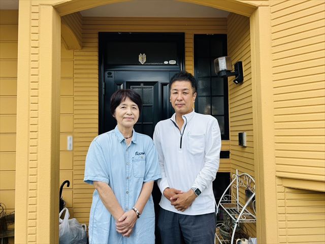 下松市で屋根葺き替え工事をさせていただいたお客様