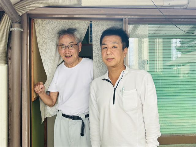 周南市で雨漏り修理をさせていただいたお客様