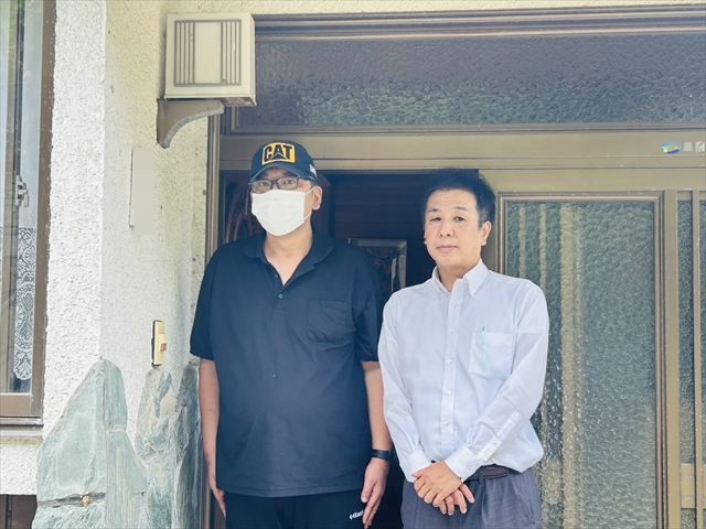 周南市で棟瓦の取り直し工事をさせていただいたお客様